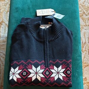 100% cotton alpine style weatherproof vintage sweater made for Macy’s xxl